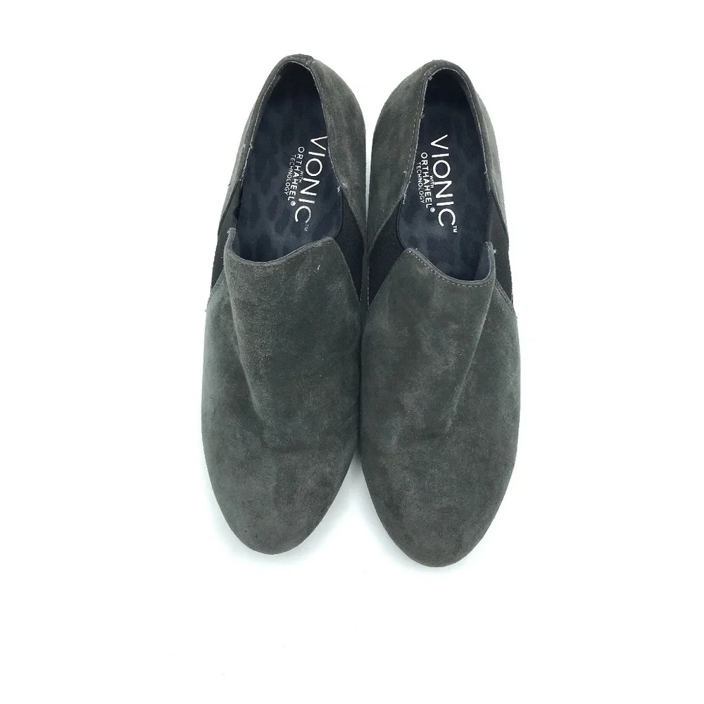 Vionic‎ Women Wedge Shoes Suede Ankle Bootie Size 6